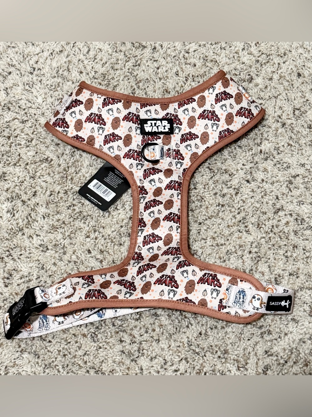 Star Wars™ The Rebel Alliance adjustable dog harness from Sassy Woof XXL